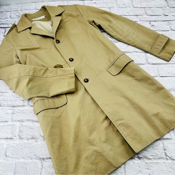 SHADES OF GREY BY MICAH COHEN Mens Trench Coat Medium Classic Jacket - Picture 1 of 13